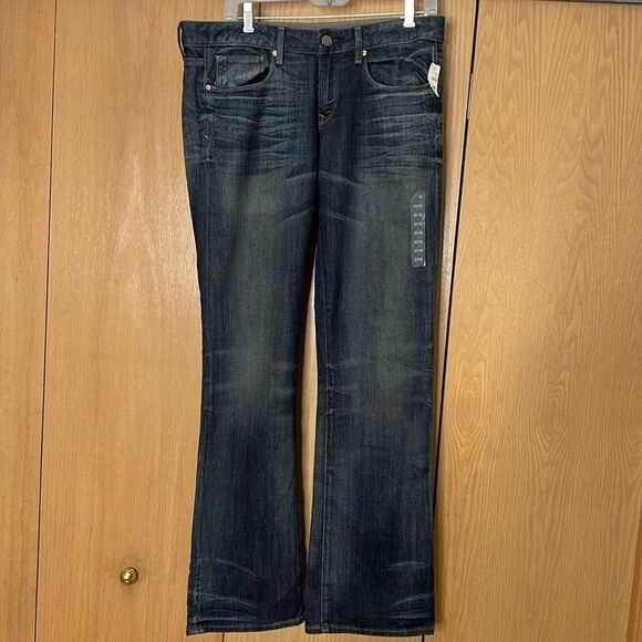 GAP Sexy Boot Jeans in Dirty Wash NWT 31/12 - Picture 2 of 13